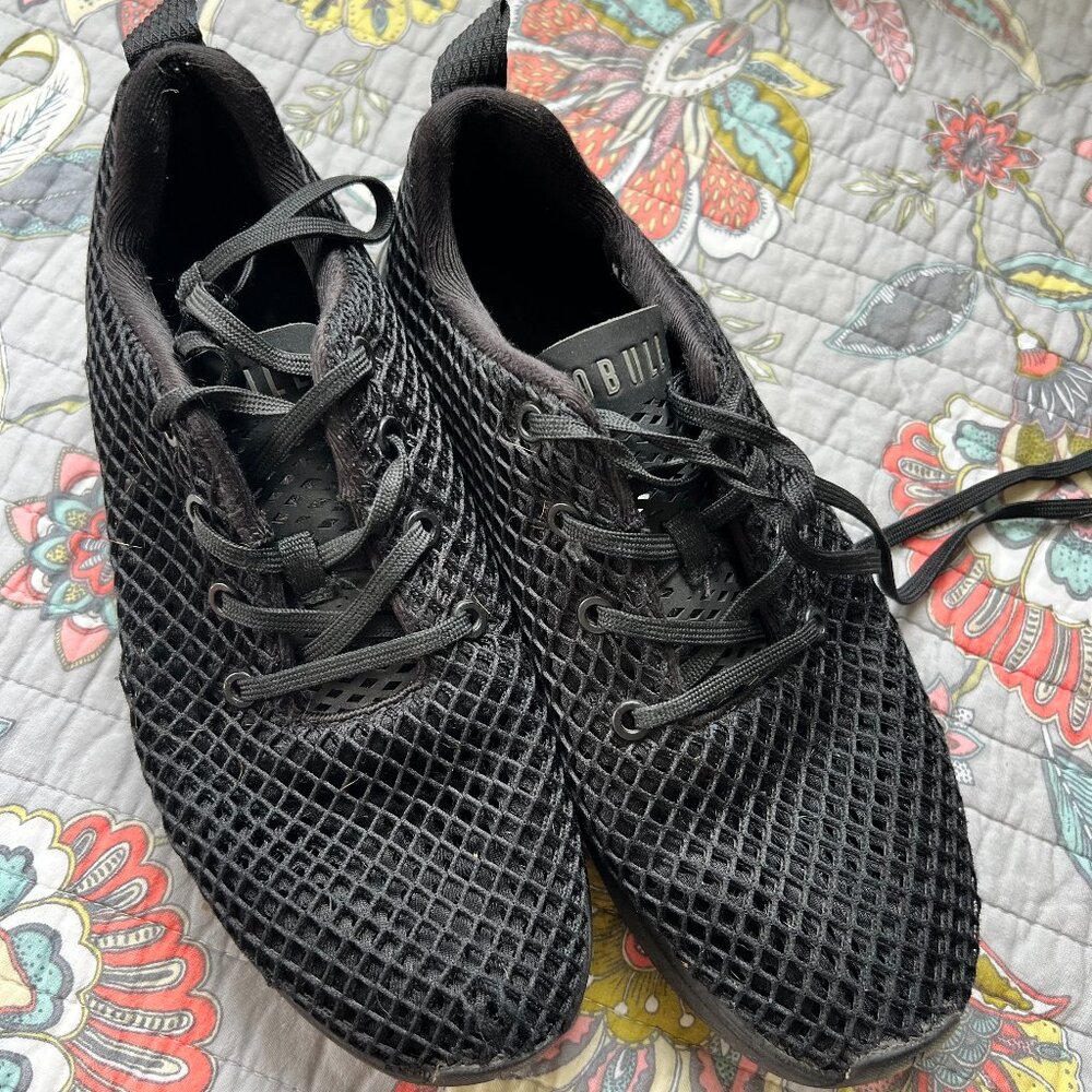 NoBull Women's 9.5 Black Mesh Runners